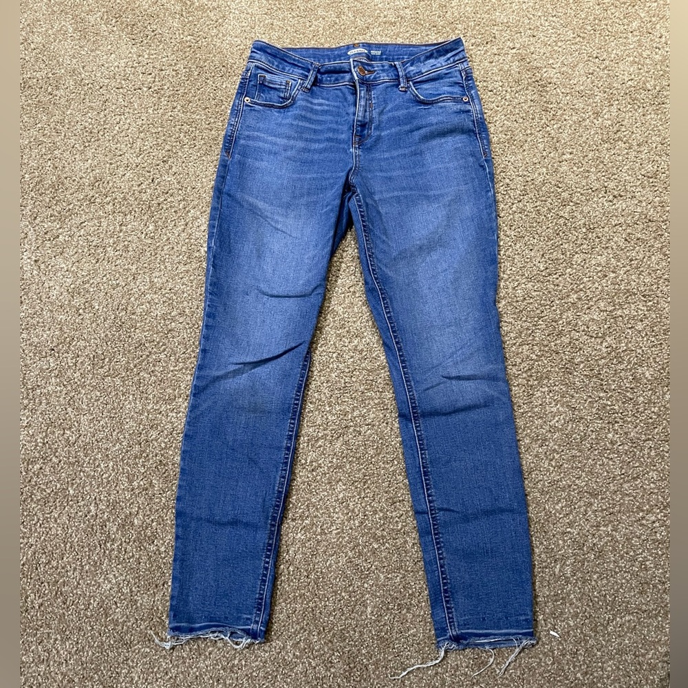 Old Navy Rockstar Super Skinny Blue Jeans